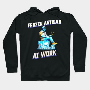 Frozen Artisan At Work | Ice Sculpting Hoodie